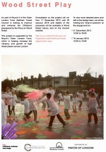 playground consultation poster