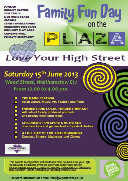 Wood St fun day poster
