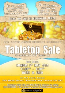 Table Top Sale poster