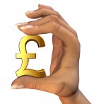 Pound sign in hand