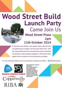 Wood St project launch poster