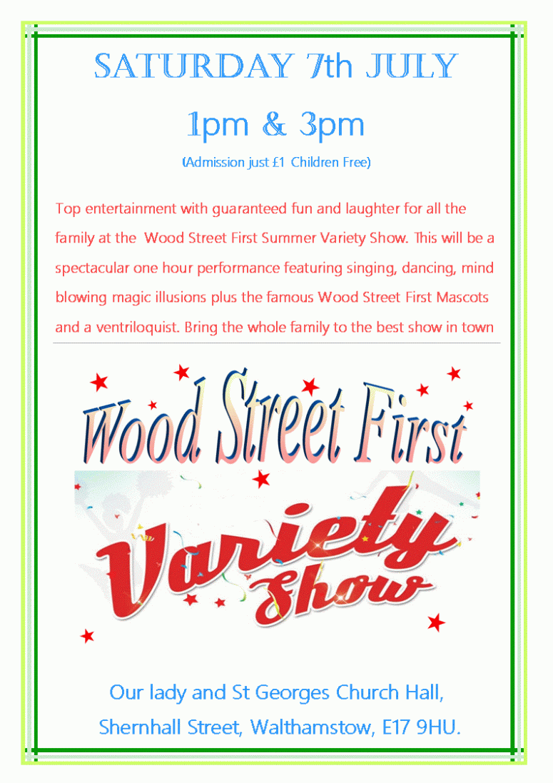 Summer Variety Show Jul 18